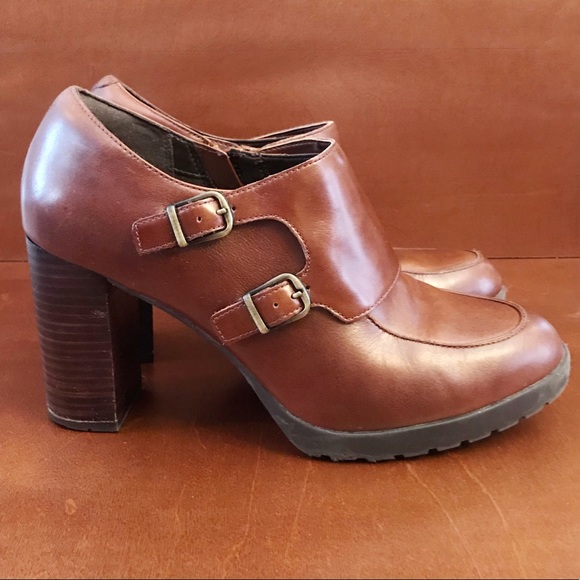 clarks double monk strap